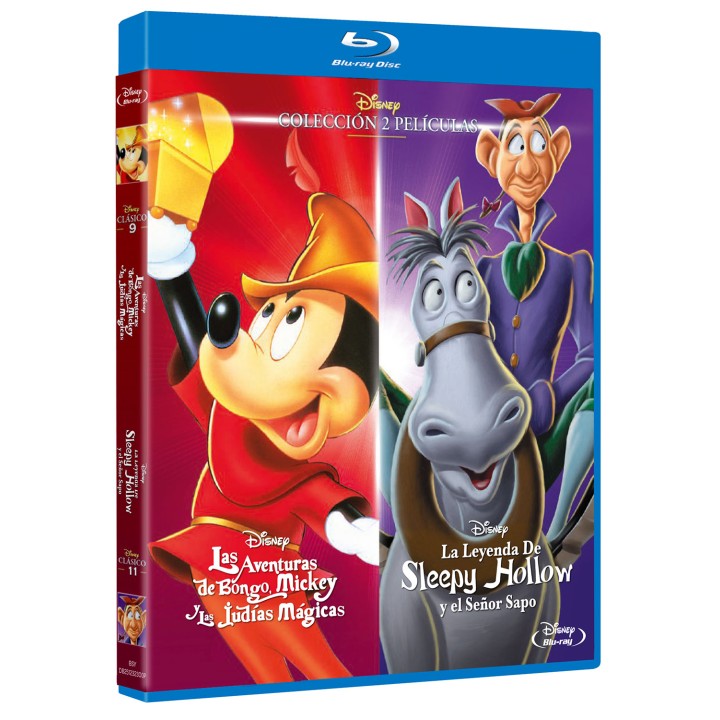 Las Aventuras de Bongo, Mickey y las Judías Mágicas + La leyenda de Sleepy Hollow y el Señor Sapo - BD