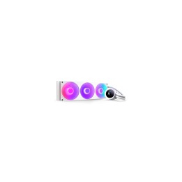 NZXT Kraken Plus 360 RGB Procesador Sistema de refrigeración líquida todo en uno Blanco 1 pieza(s)