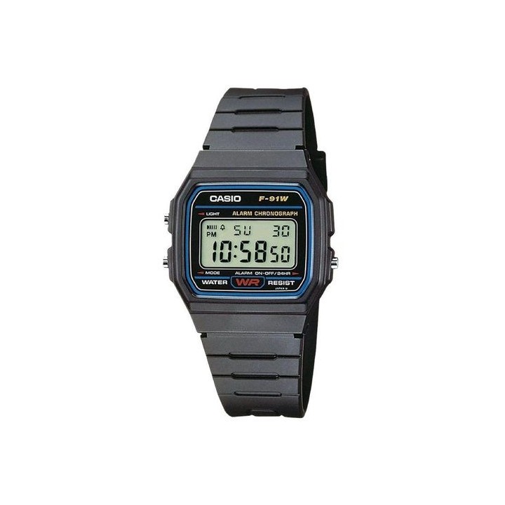 Reloj Casio F-91W-1YEG