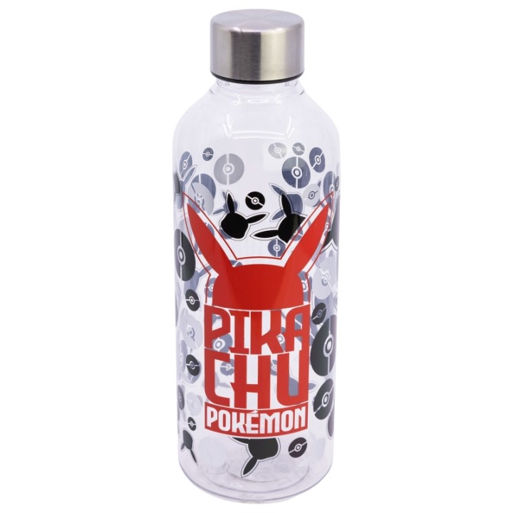 Botella de agua reutilizable de plástico de 850 ml Pokémon Metal Meltdown