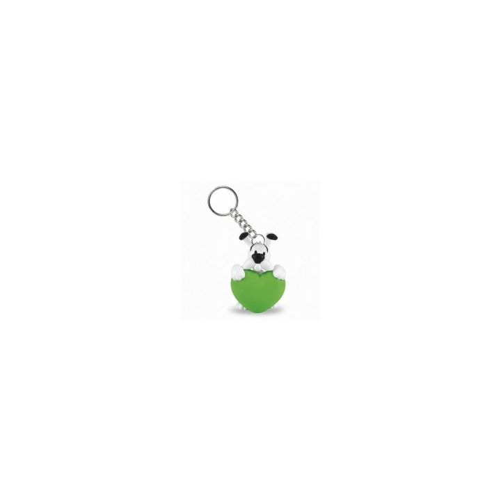 Llavero Astérix figura Ideafix corazón verde
