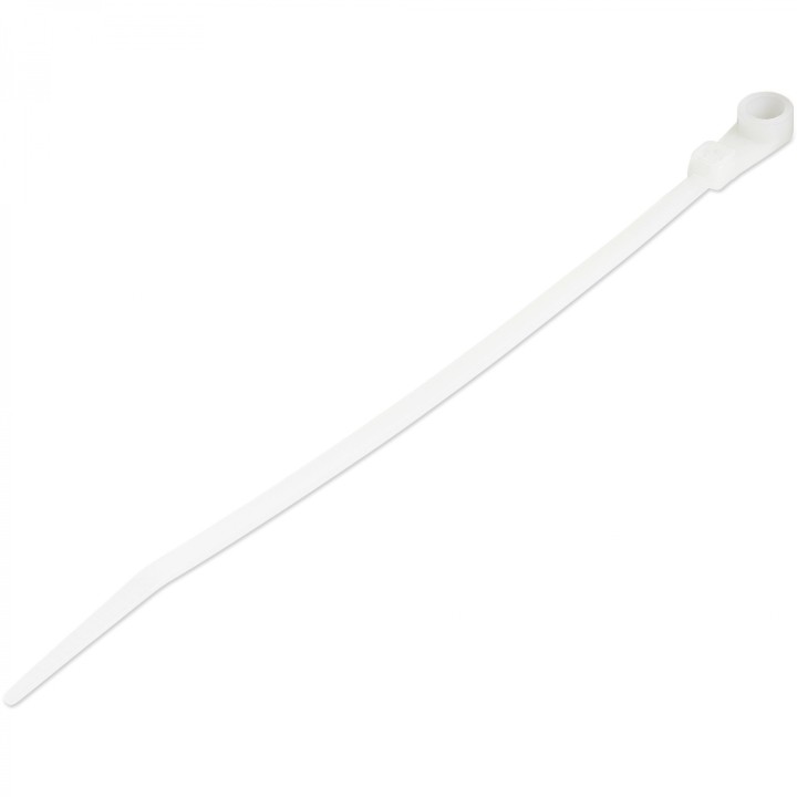 StarTech.com Bridas sujetacables de 15cm con perforación de montaje - 3 mm de ancho, para grupo de cables de 40 mm, soportan 18