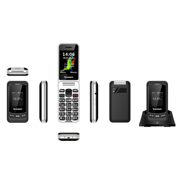 Telefono Sunstech CELT26B Negro 4G 2,8+1,44