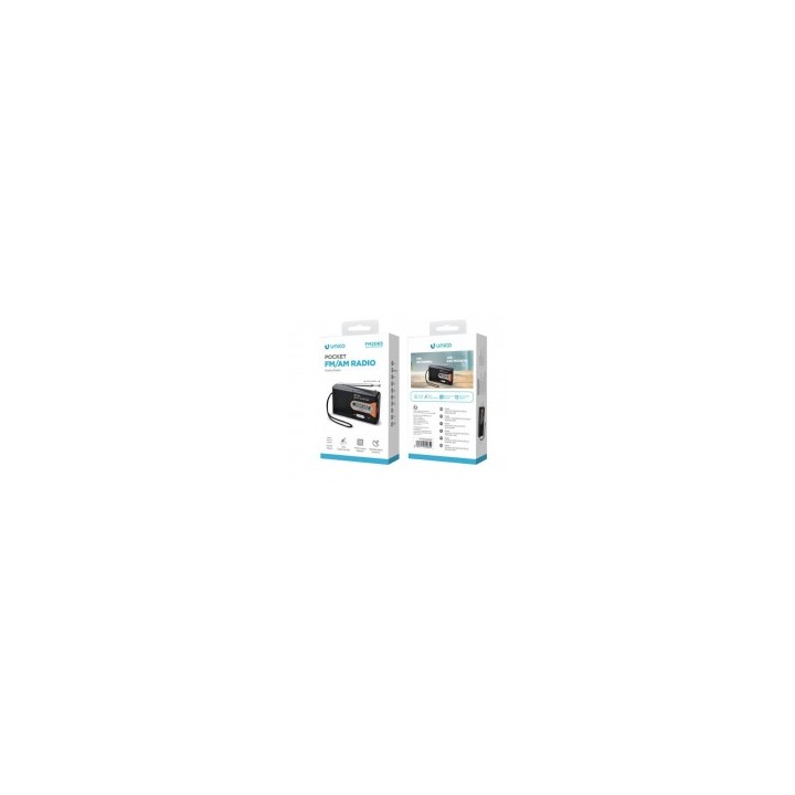 Radio portátil Unico FN2065 DC3V (AAx2) Negro