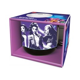 Taza cerámica desayuno K-pop Demon Hunters 400 ml en caja de regalo