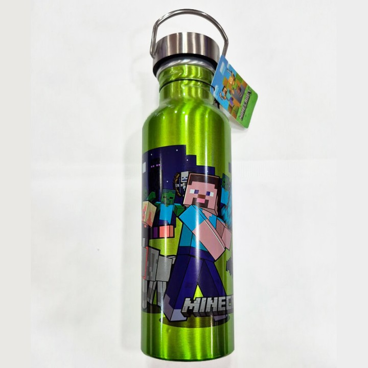 Botella aluminio nomad 800ml Minecraft