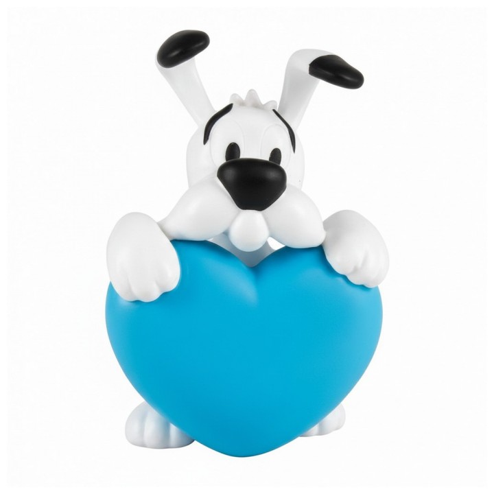 Figura Astérix Ideáfix corazón azul 4.5 cms