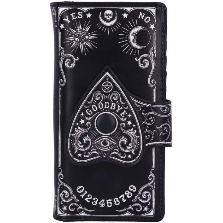 Spirit board planchette embossed purse