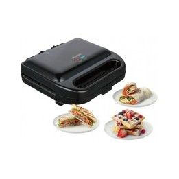 Sandwichera BECKEN BSM8892 3 en 1 (750 W - Negro)