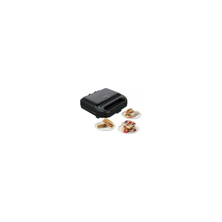 Sandwichera BECKEN BSM8892 3 en 1 (750 W - Negro)