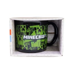 Taza cerámica Minecraft Iconicmono desayuno 400 ml en caja de regalo