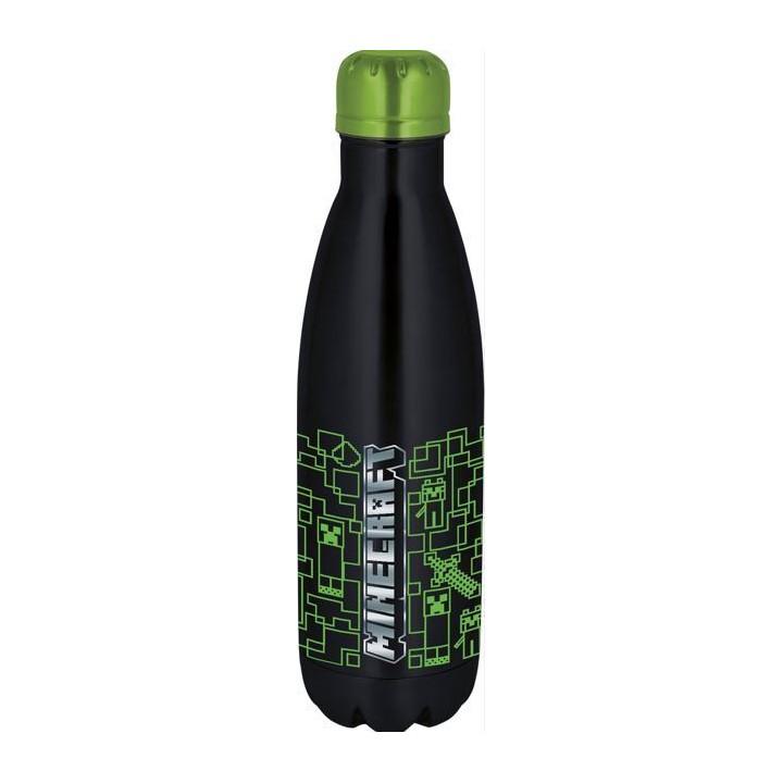 Botella de aluminio Minecraft 780 ml mono