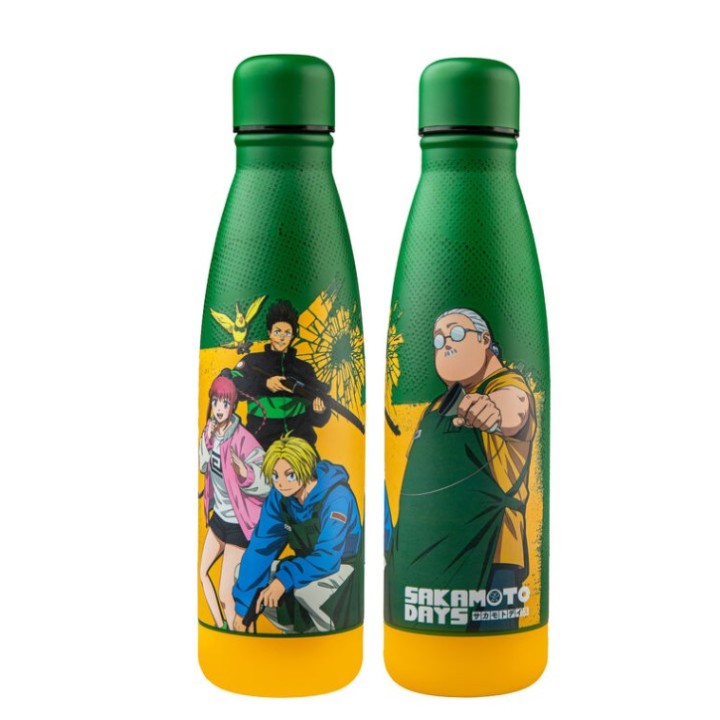 Botella de agua Sakamoto Sidekick Club. Sakamoto Days