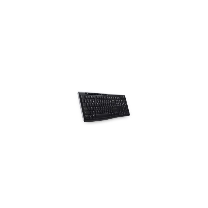 Logitech Wireless Keyboard K270 teclado Hogar RF inalámbrico AZERTY Francés Negro