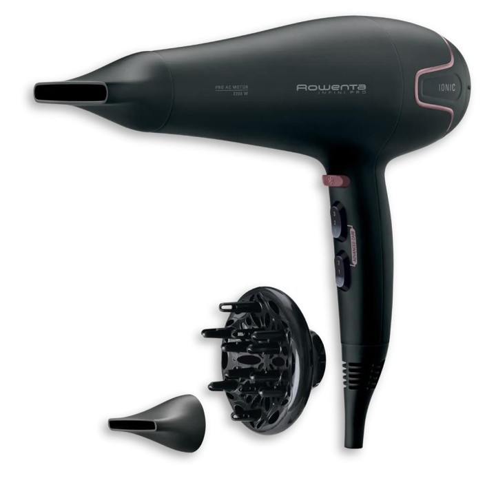 Rowenta CV8740F0 Infinity Pro Secador 2.200W con Difusor y Motor AC