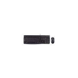 Logitech Desktop MK120 teclado Ratón incluido USB QWERTY Italiano Negro