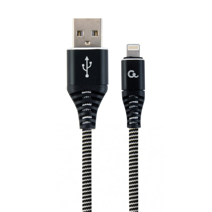 Gembird CC-USB2B-AMCM-1M-BW cable USB USB 2.0 USB A USB C Negro, Blanco