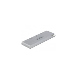 DeLOCK HUB de interfaz USB 3.2 Gen 1 (3.1 Gen 1) Type-C 5000 Mbit/s Gris