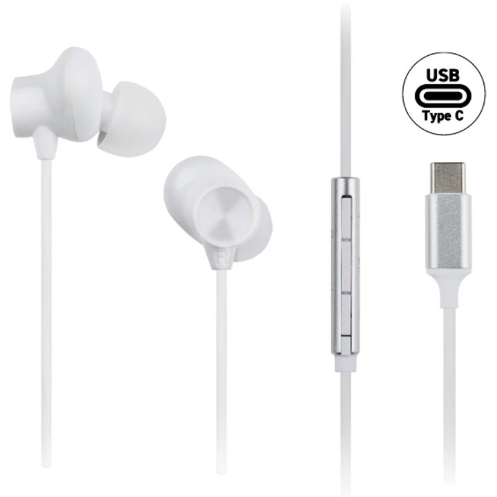 Panasonic RP-TCM225DEW Auricular USB-C Blanco