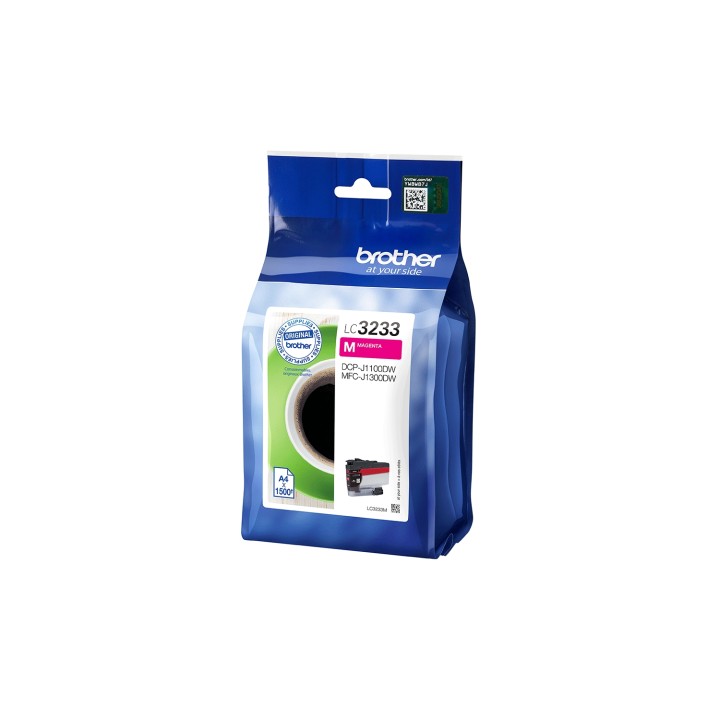 Brother LC-3233M cartucho de tinta 1 pieza Original Rendimiento estándar Magenta