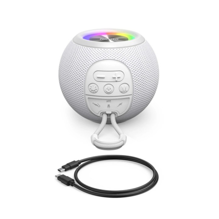 Hama 00188238 Altavoz en forma de bola, hasta 10 horas de música 5W