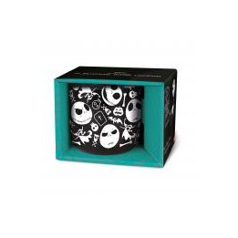 Taza Pesadilla Antes de Navidad Jack Skellington y Zero - 410 ml