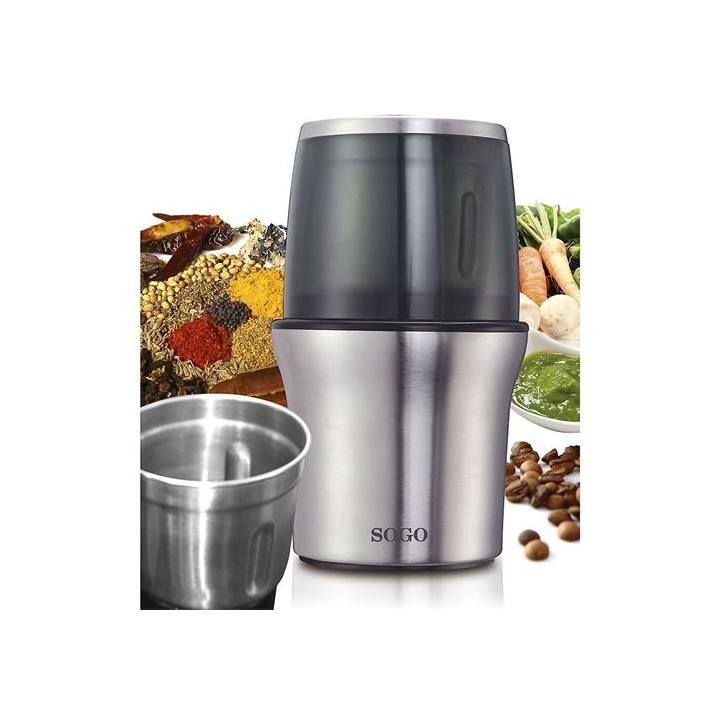 Sogo MOL-SS-5230 Molinillo Picadora 300W para Seco y Húmedo