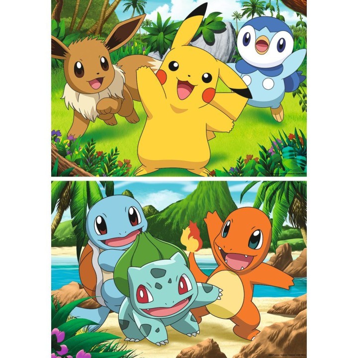 Puzzle Pokemon 2x24pzs