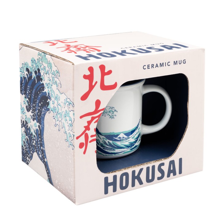 Taza La Gran Ola de Kanagawa Hokusai 350ml
