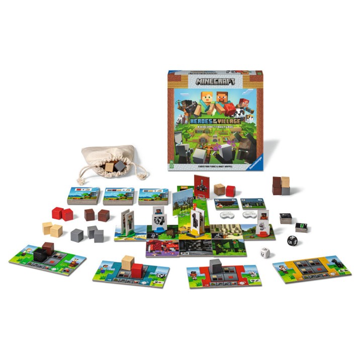 Juego de mesa Heroes of the Village Minecraft