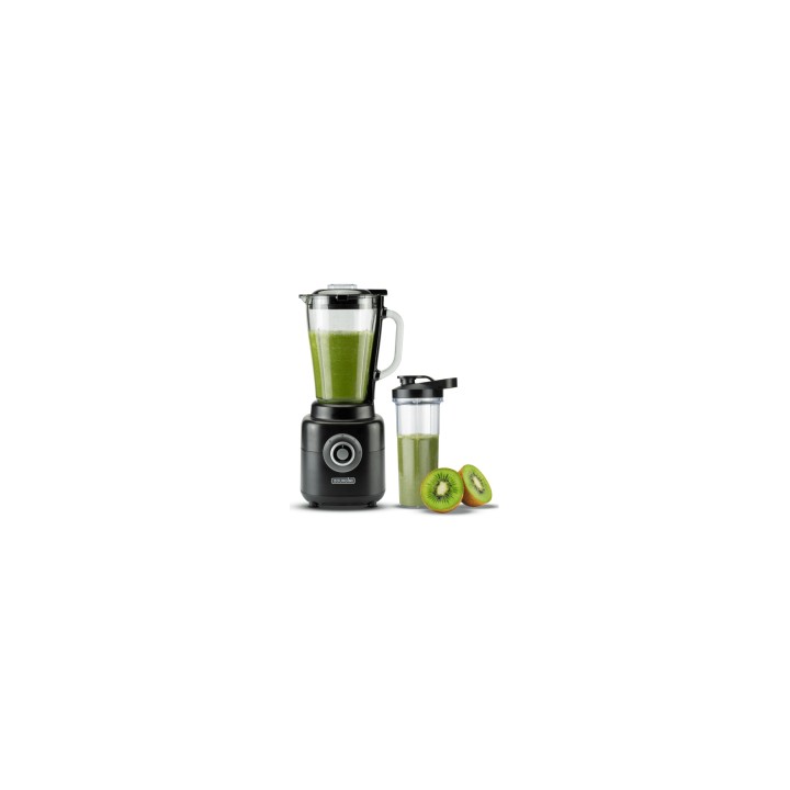 Bourgini 21.3002.00.00 licuadora 1,75 L Batidora de vaso 1000 W Negro, Transparente