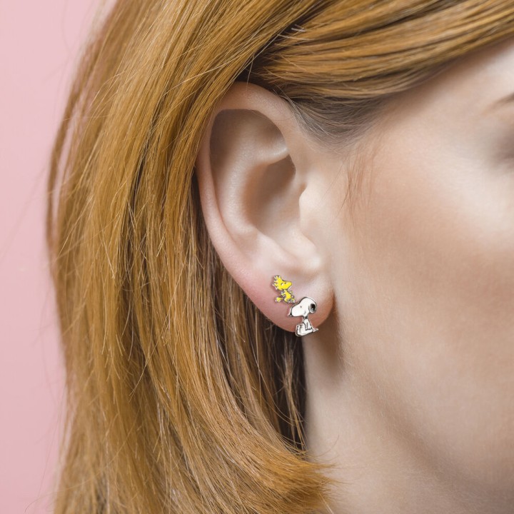 Set 2 Pares de pendientes Snoopy
