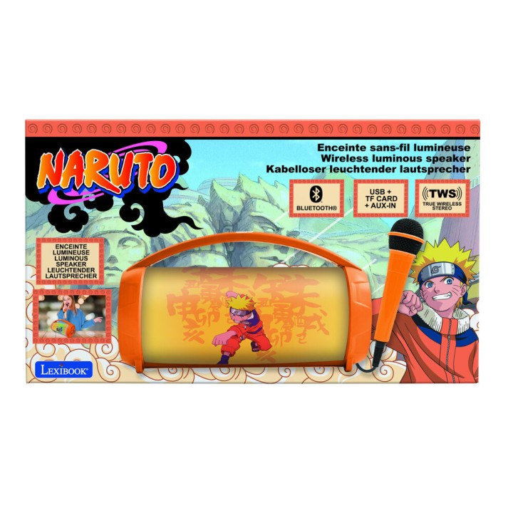 Altavoz Bluetooth Luminoso + Microfono Naruto