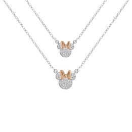 Set 2 Colgantes mama + hija Minnie Disney