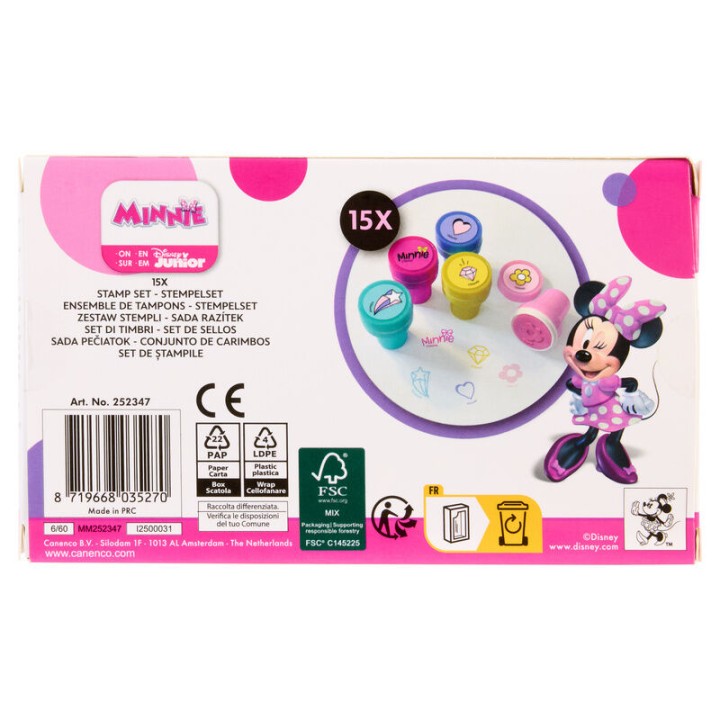 Blister 15 sellos Minnie Disney