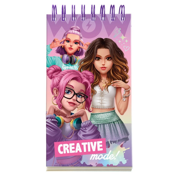Set bloc artista pincel y lapices acuarela Wow Generation