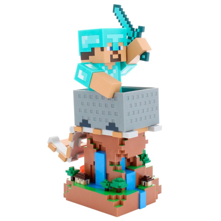 Cable Guy soporte sujecion Diamond Steve Minecraft 20cm
