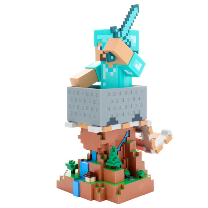 Cable Guy soporte sujecion Diamond Steve Minecraft 20cm
