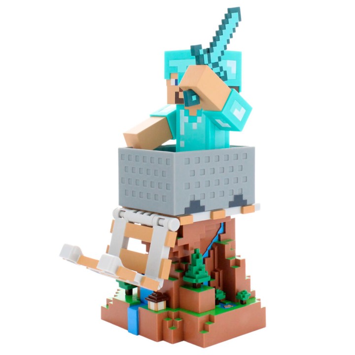 Cable Guy soporte sujecion Diamond Steve Minecraft 20cm
