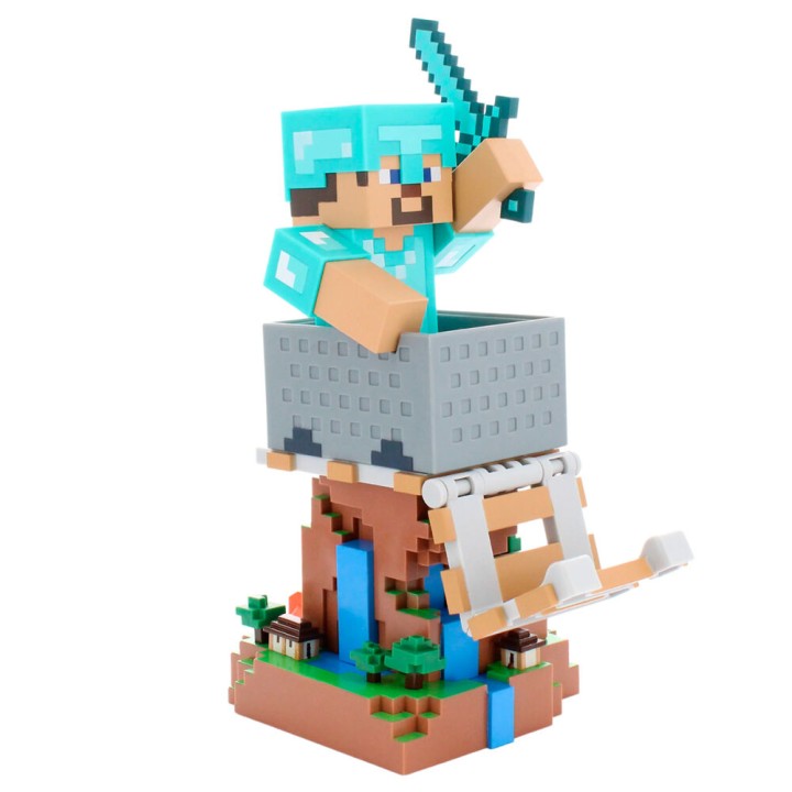Cable Guy soporte sujecion Diamond Steve Minecraft 20cm