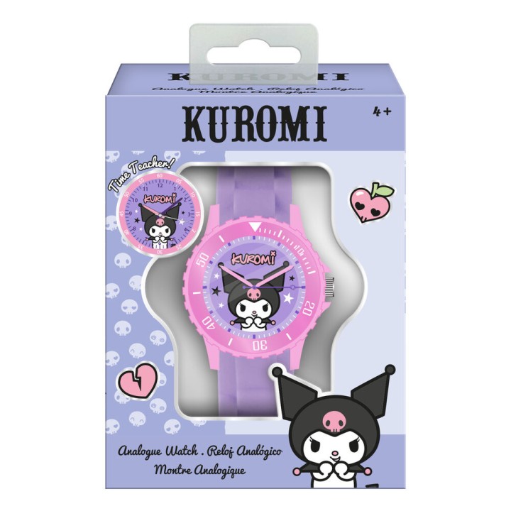 Reloj analogico Kuromi Hello Kitty