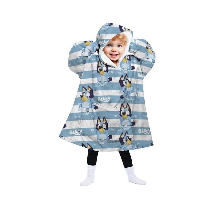 Bata sudadera oversize Bluey infantil