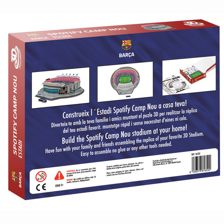 Puzzle 3D Estadio Camp Nou FC Barcelona 98pzs