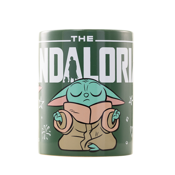Taza funda de peluche Grogu Mandalorian Star Wars 440ml