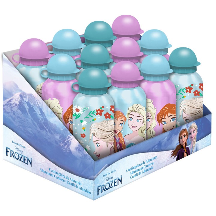 Cantimplora surtido aluminio Frozen Disney 500ml