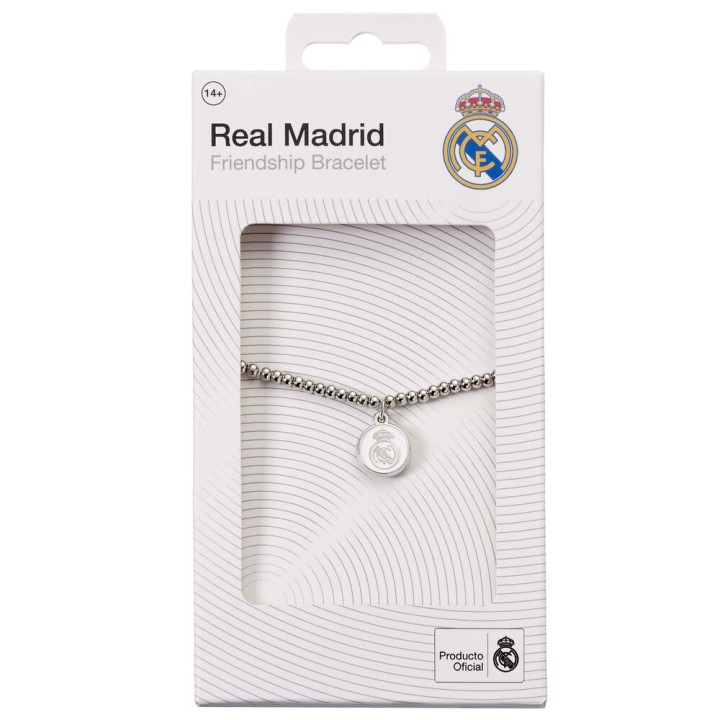 Pulsera Real Madrid plateada