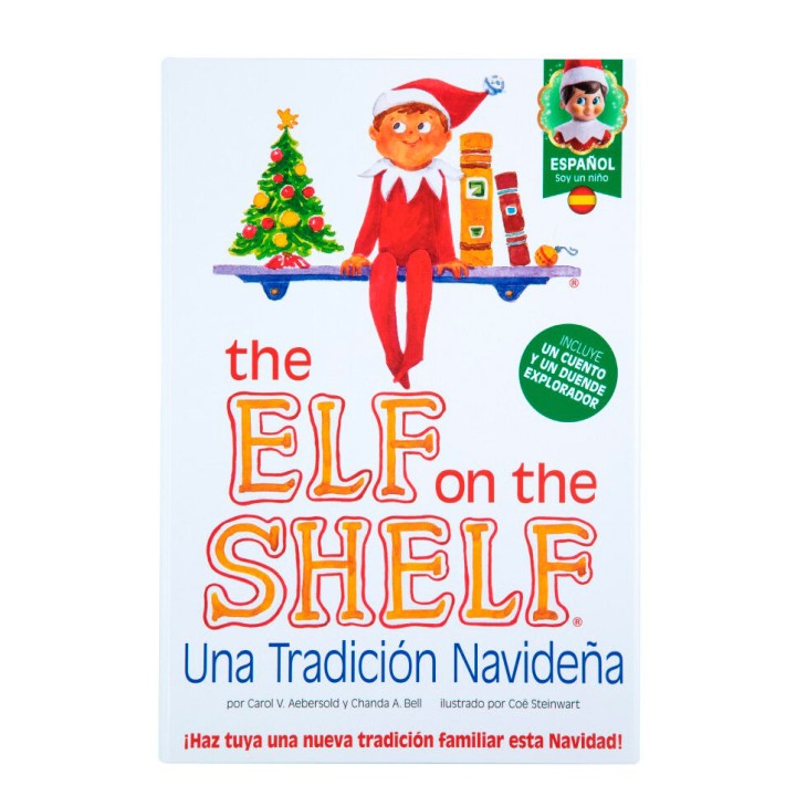 Set Cuento + Muñeco Elfo The Elf On the Shelf español