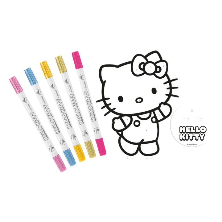 Set colorear Hello Kitty and Friends