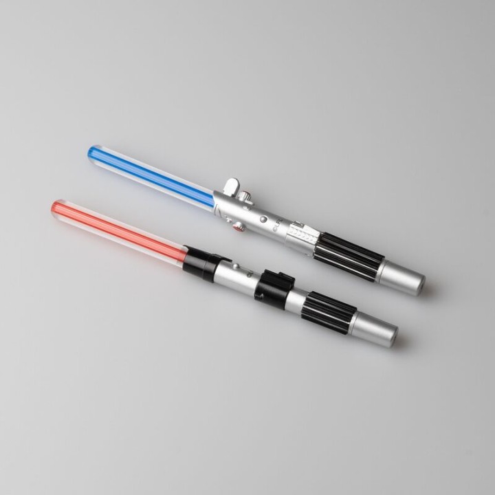 Blister 2 boligrafos Sable Laser Star Wars luz