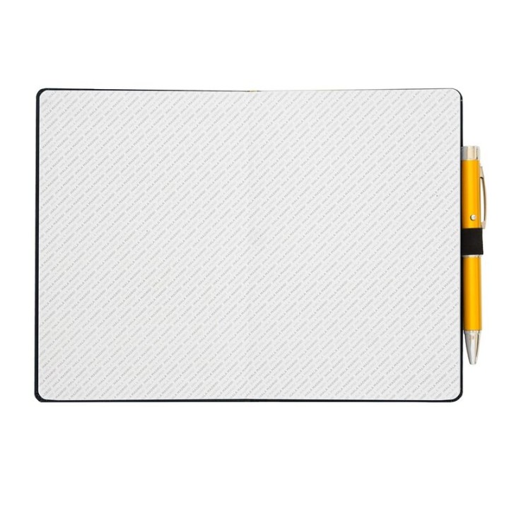 Cuaderno A5 premium + boligrafo proyector Real Madrid